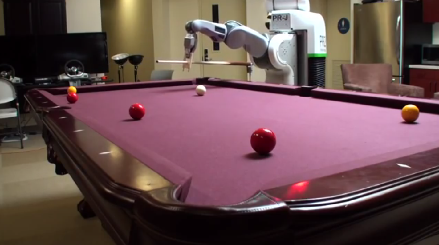 Robots, a revolution in billiards